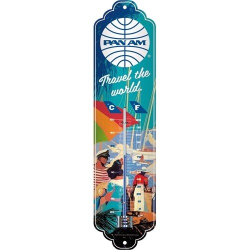 THERMOMETER PANAM TRAVEL THE WORLD