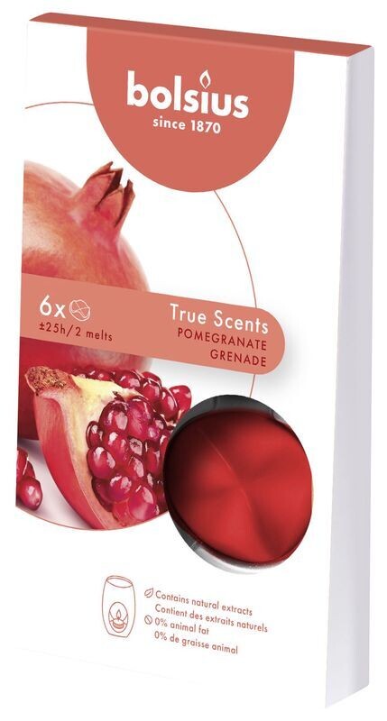 Bolsius Wax Melts True Scents Granaatappel Bolsius Wax Melts True Scents Granaatappel