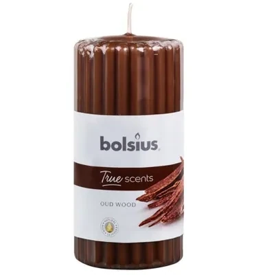 Bolsius bougie parfumée True Scents Bois de oud