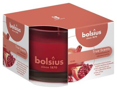 Bolsius scented candle True Scents pomegranate 6x9cm