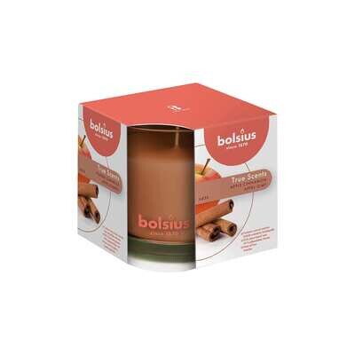 Bolsius scented candle True Scents Apple cinnamon 9.5x9.5cm