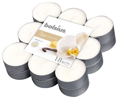 Bolsius scented candle True Scents Vanilla 3.5cm 18stuks