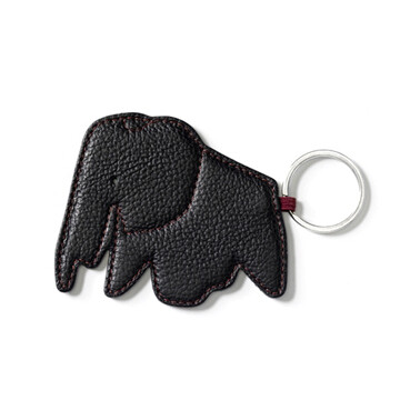 Key Ring Elephant nero