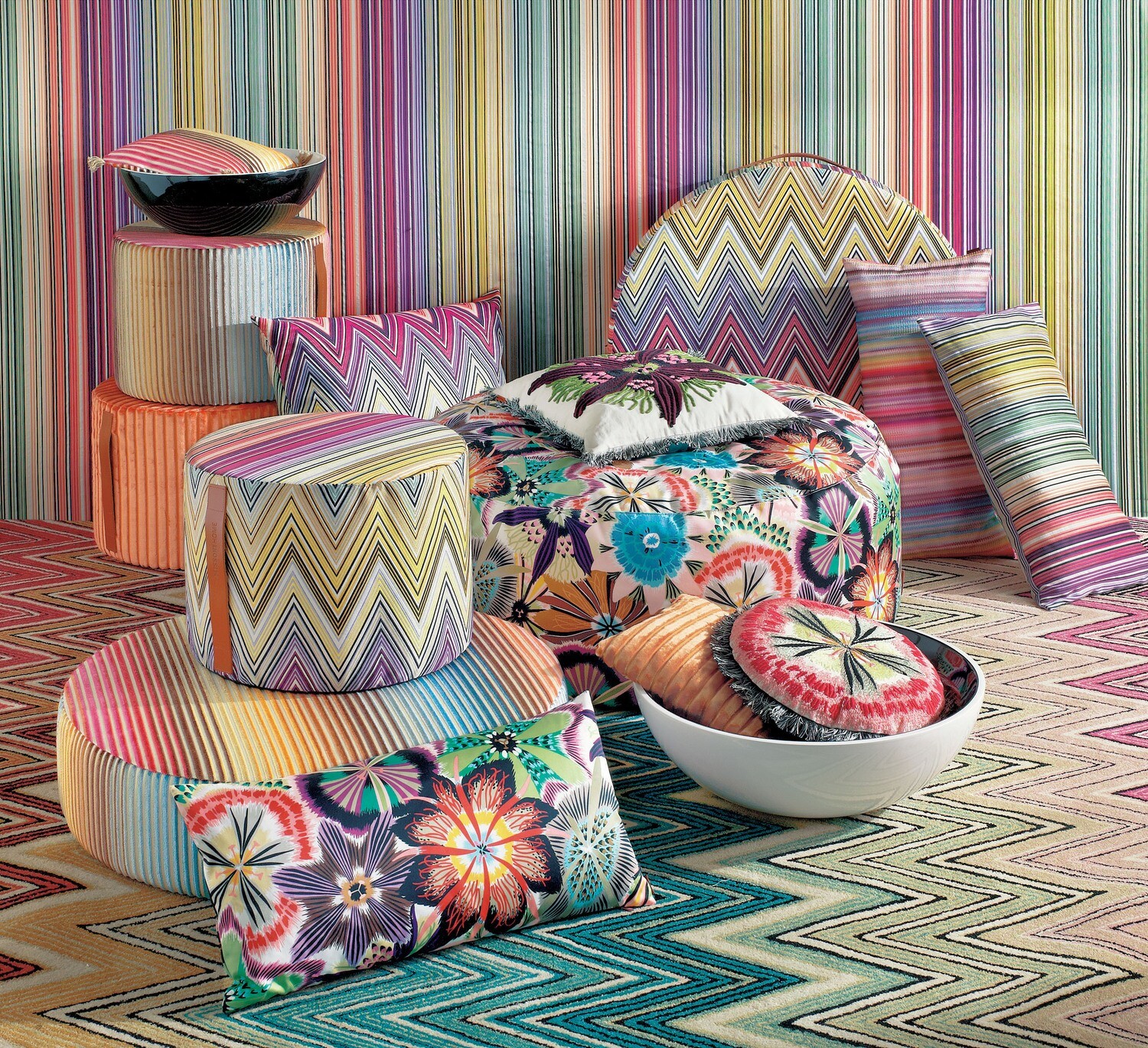 Missoni | Jarris pouf