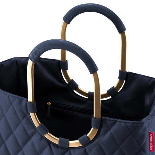 Reisenthel | Rhombus midnight gold Loopshopper L frame