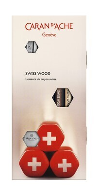 SWISS WOOD GIFT SET: The essence of Swiss pencils by Caran d’Ache