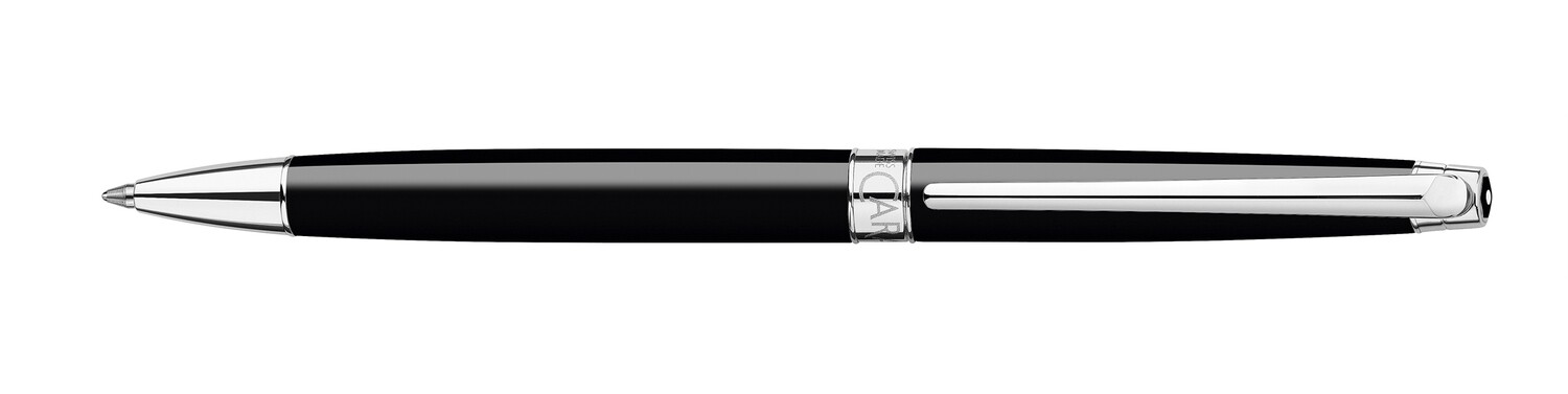 Léman Slim Black Ebony - Ballpoint pen