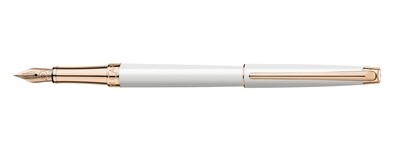 Léman Slim White rosegold plated - Fountain pen