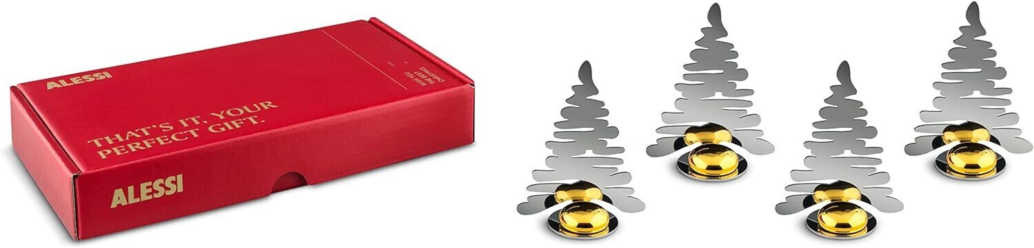 Alessi | Bark Kerstboom zilver (Klein)