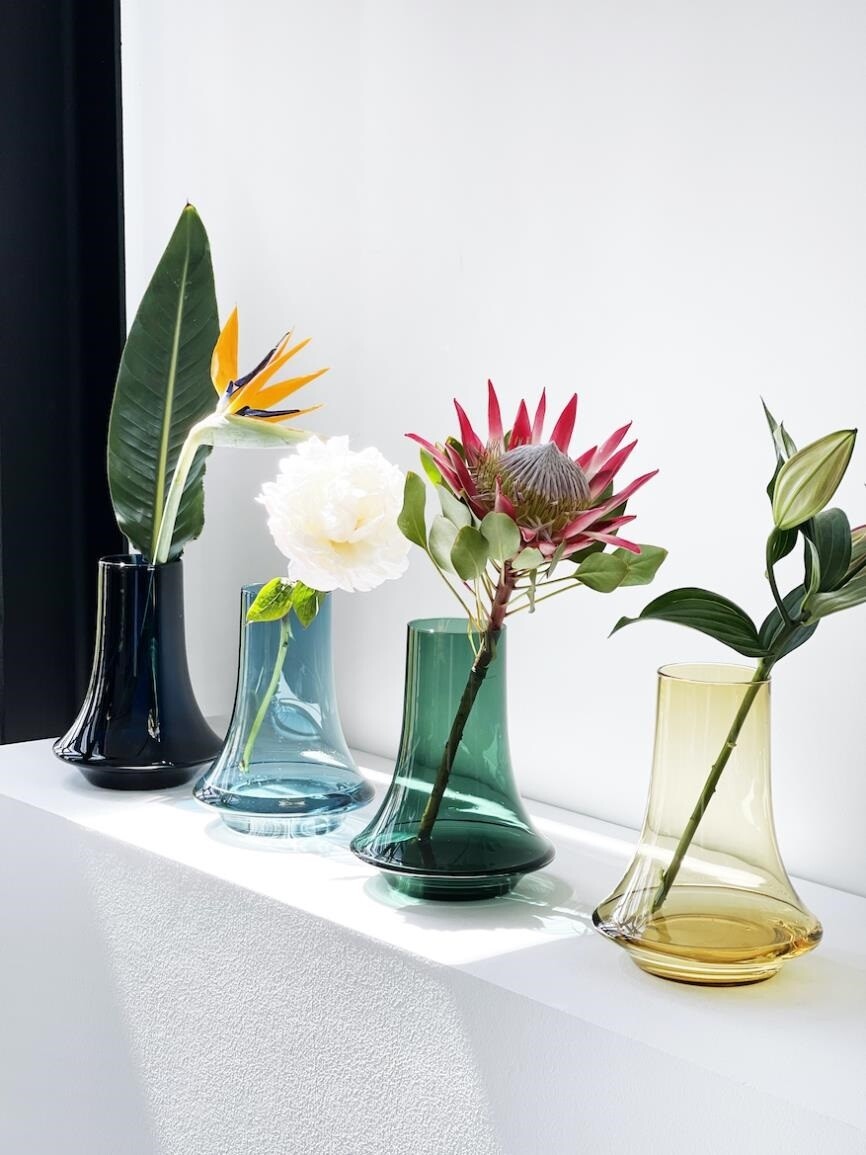 XLBoom | Spinn Vase small (amber light)