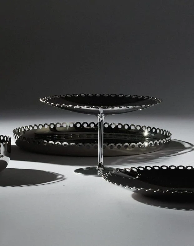 Alessi | Il Tornitore Matto - 'Edges' Cake Stand