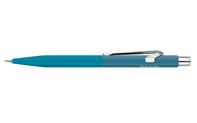 Caran d’Ache | Mechanical Pencil - Paul Smith edition - cyan/steel