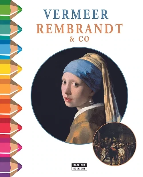 Kate&#39;Art Editions | Kleurboek Vermeer, Rembrandt &amp; Co