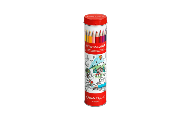 Caran d’Ache | Swisscolor Tube 18 Water Pencil + Poster