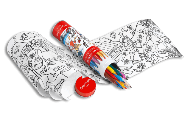 Caran d’Ache | Swisscolor Tube 10 Fibre Pens + Poster