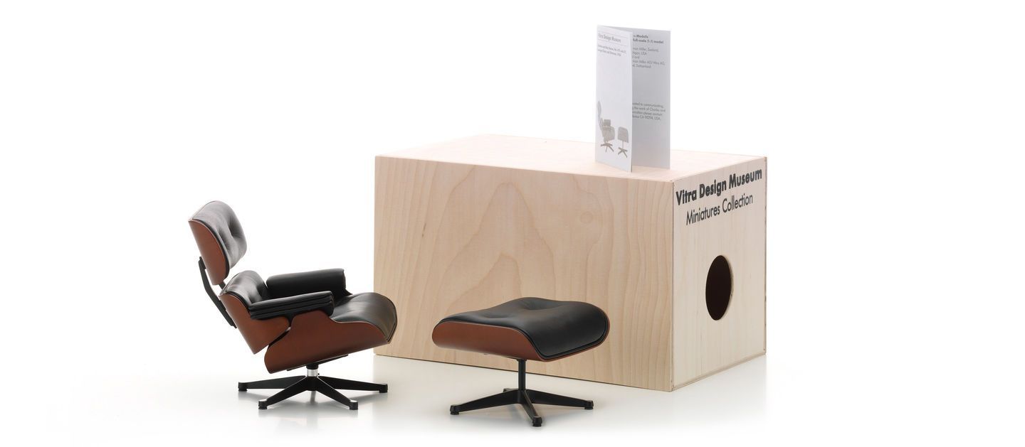 Vitra | Miniatures collection - Lounge Chair&amp;Ottoman