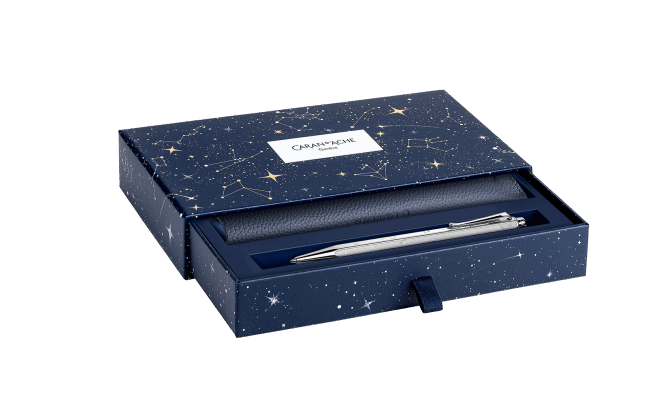 Caran d’Ache | Cosmic blue - Ecridor Ballpoint + etui