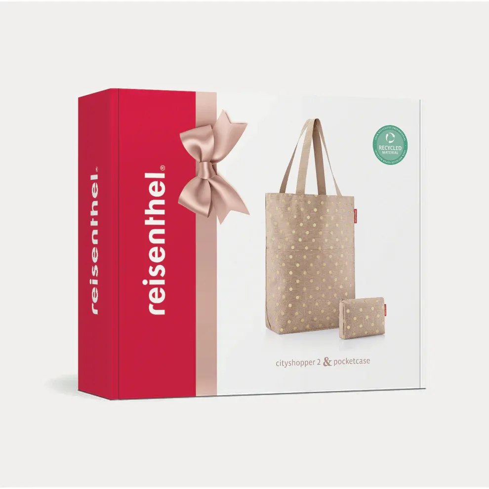 Reisenthel | Cityshopper set - metallic dots coffee