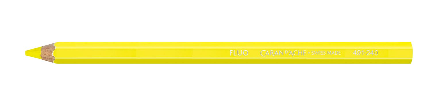 Caran d’Ache | Maxi Fluo Yellow colour pencil