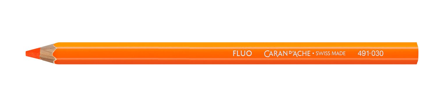 Caran d’Ache | Maxi Fluo Orange colour pencil