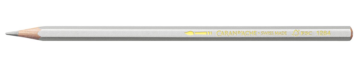 Caran d’Ache | Metallic Silver colour Maxi pencil