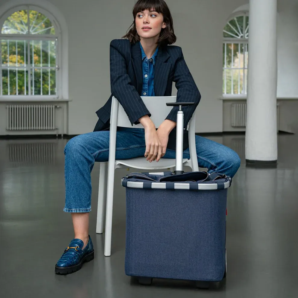 Reisenthel | herringbone darkblue Carrycruiser
