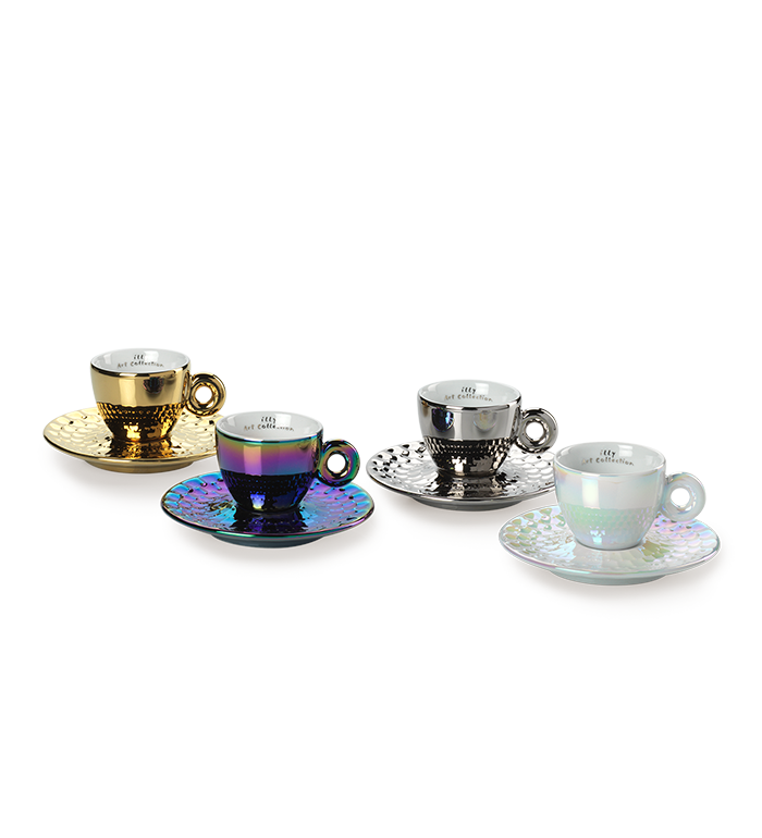 Illy Art Collection | John Armleder 4 espresso-kopjes