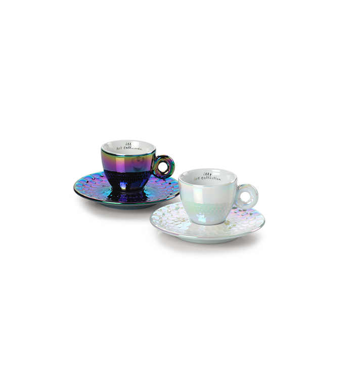 Illy Art Collection | John Armleder 2 espresso-kopjes