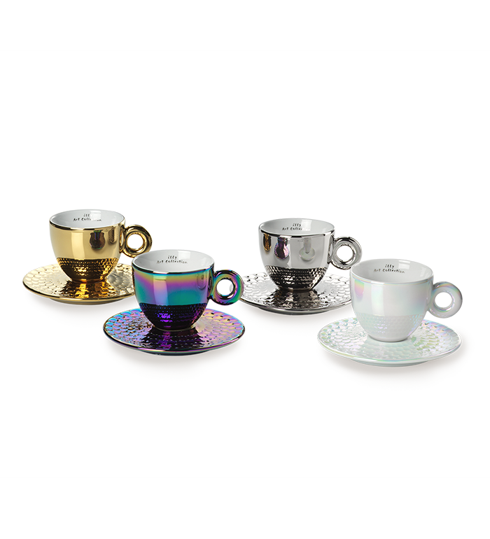 Illy Art Collection | John Armleder 4 cappuccino-kopjes