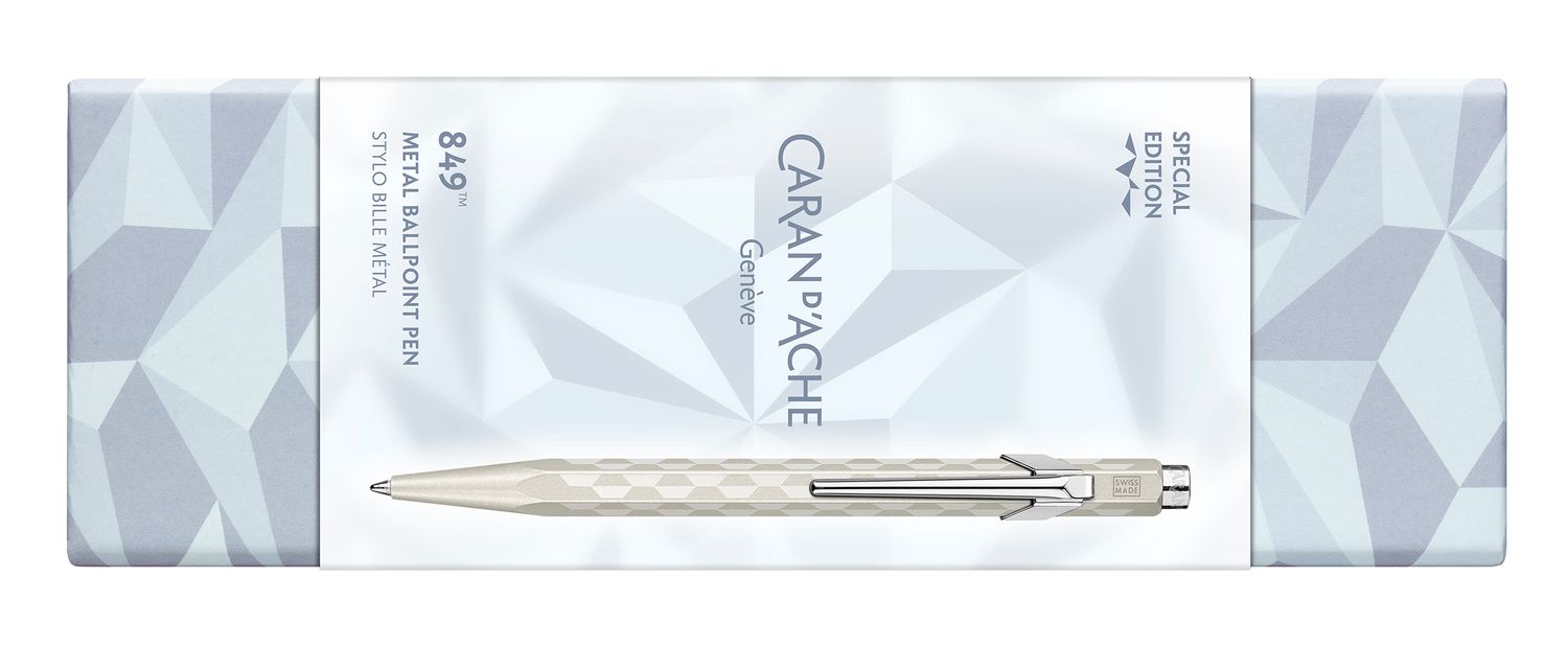 Caran d’Ache | Alpine Frost - 849 Ballpoint frost silver