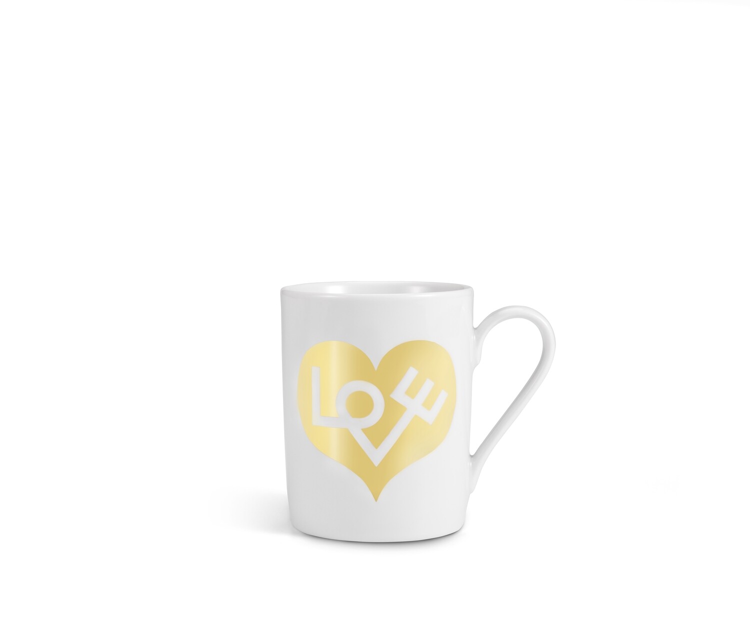 Vitra | Coffee mugs Love Heart, gold