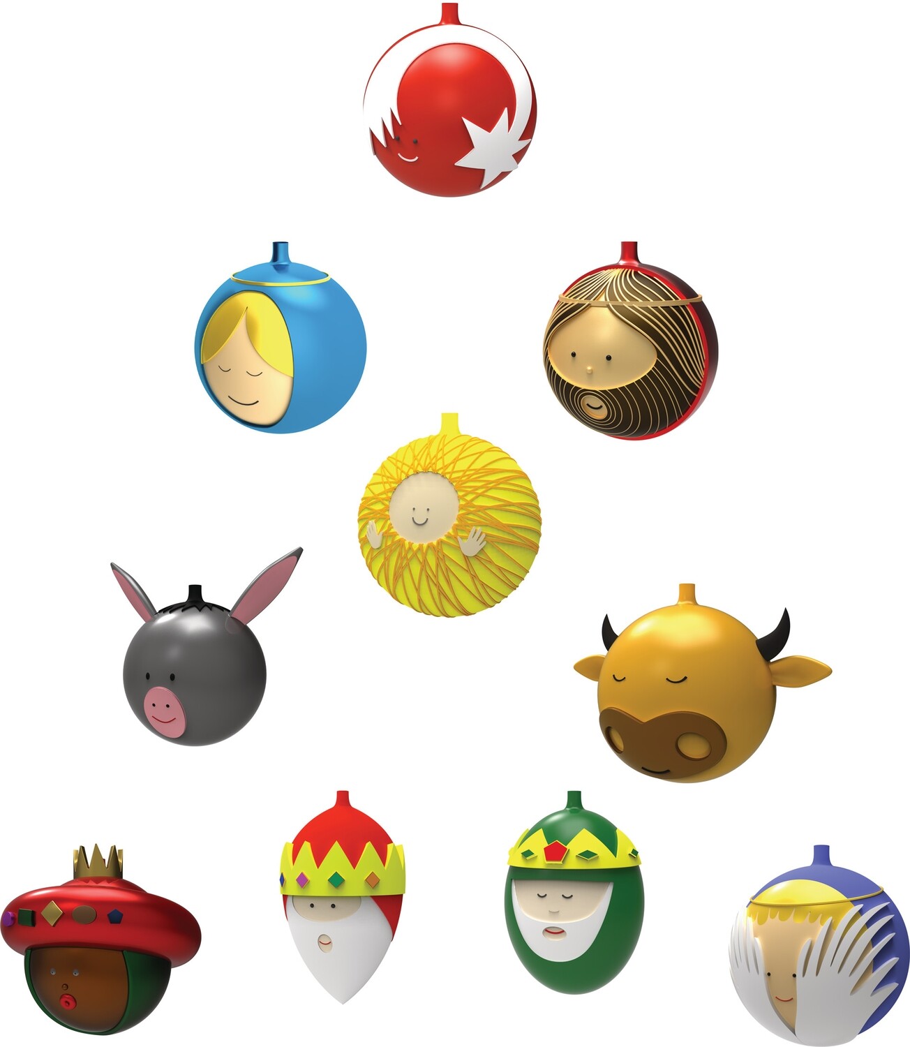 Alessi | Le palle presepe Asinello