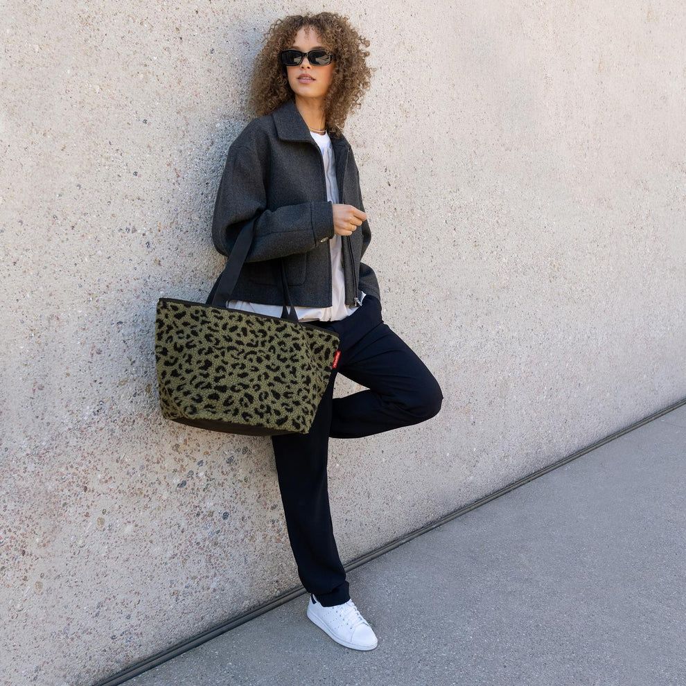 Reisenthel | teddy leo olive shopper M
