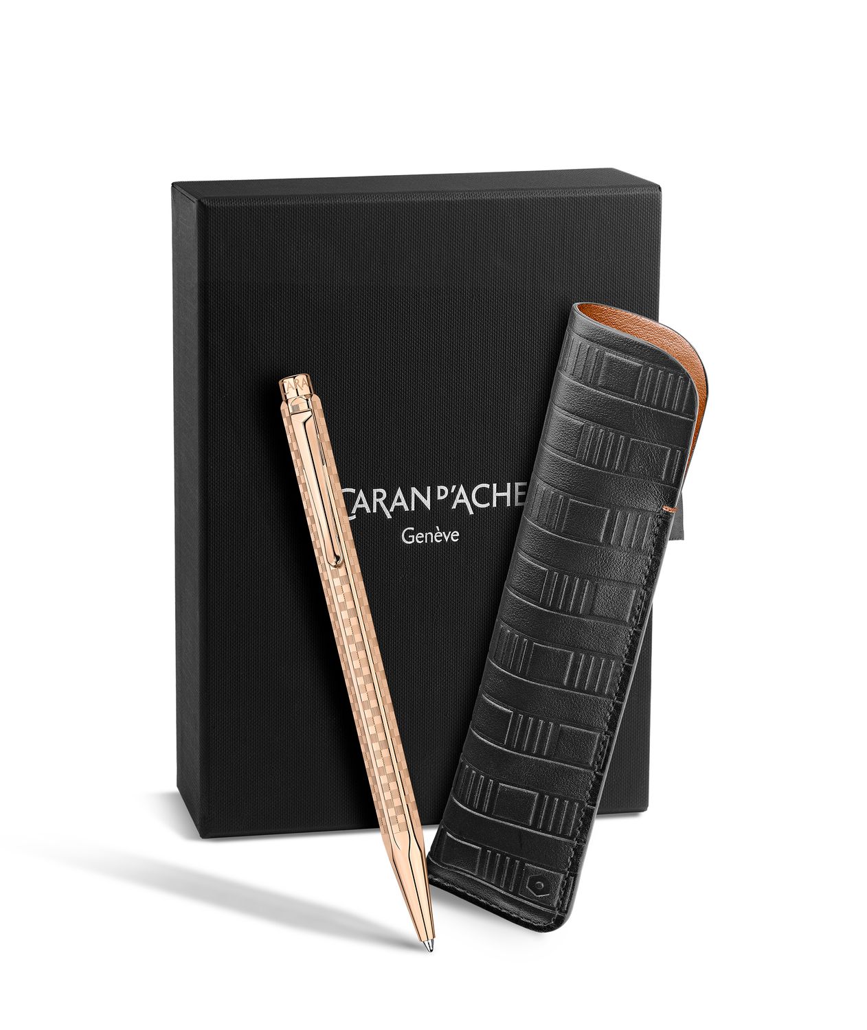 Caran d’Ache | Damier rosegold - Ecridor Ballpoint + etui