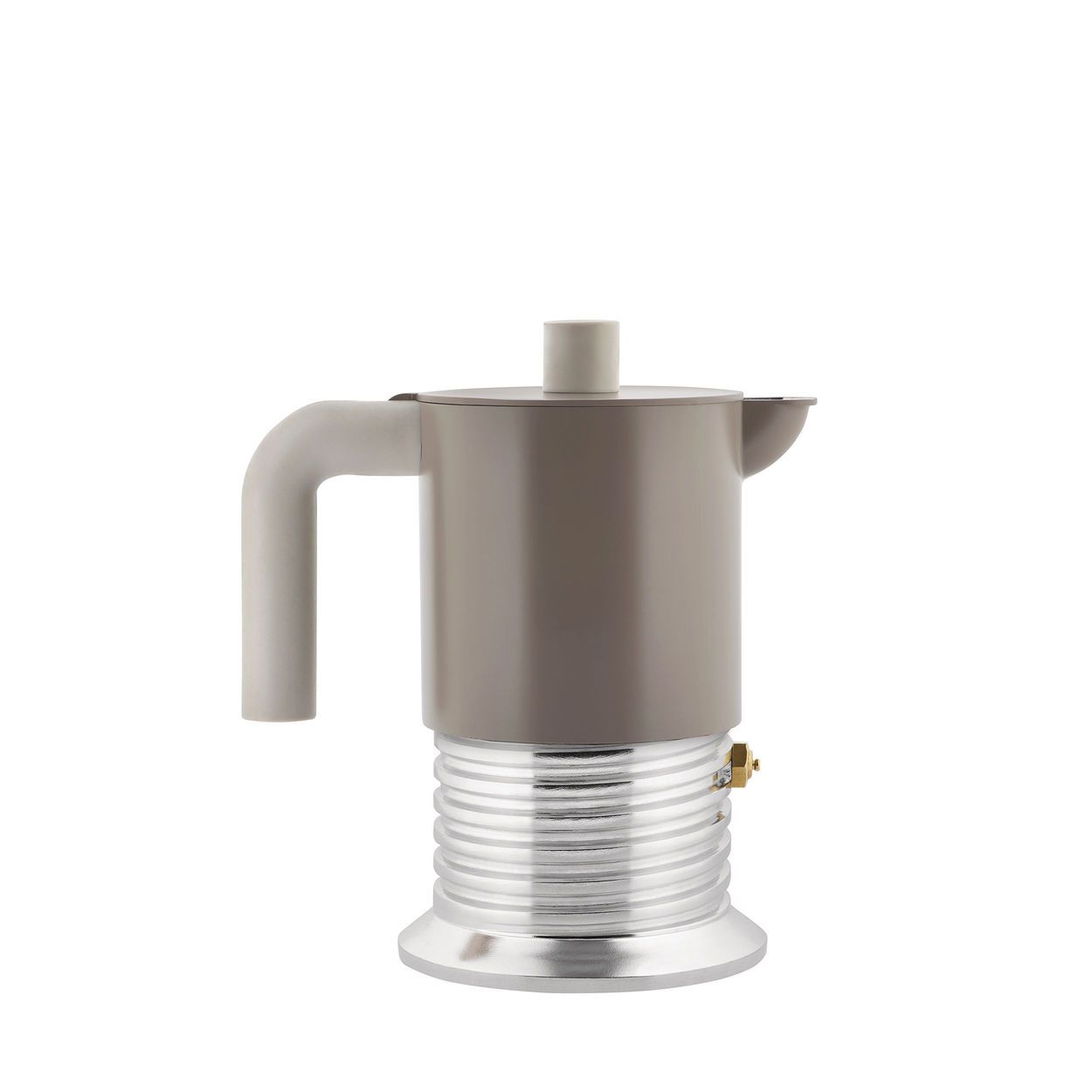 Alessi | Espresso koffiemaker Vite 3 Warm Grey