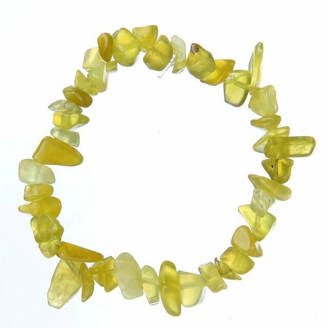 Bracelet handmade en pierre fine naturelle citrine, perles baroques,  diam : 5,5 cm, neuf