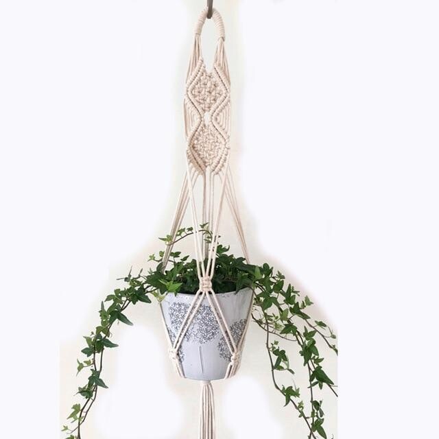 Porte plante en macramé, handmade, pour déco murale, maison ou jardin, neuf