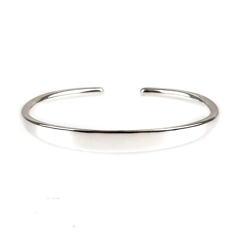Bracelet modèle jonc, plaqué argent sterling 925 rhodié, neuf Bracelet modèle jonc, plaqué argent sterling 925 rhodié, neuf