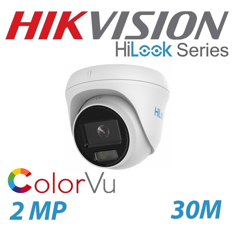 Hikvision Hikvision ColorVu 5MP IP POE HILOOK IPC-T259H 2.8MM Wide Angle Outdoor Light 
