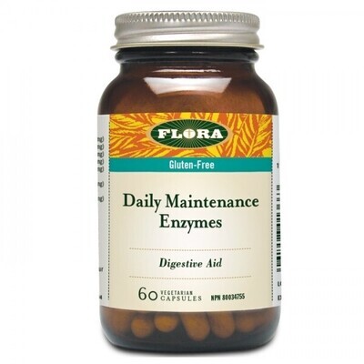 FLORA Daily Maintenance Enzymes, vegicap-60 count