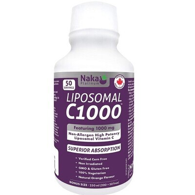 Naka Liposomal C1000, liquid, 250ml