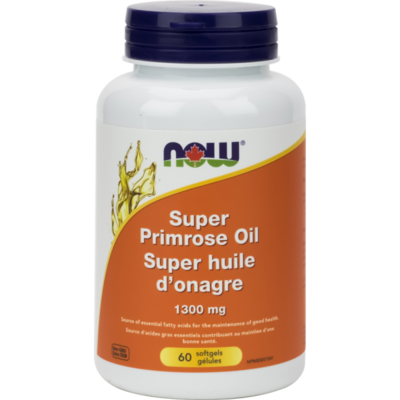 Now Super Primrose OIl 1300 mg, softgels, 60 count