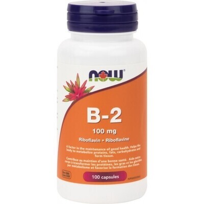 Now Vitamin B2 100 mg