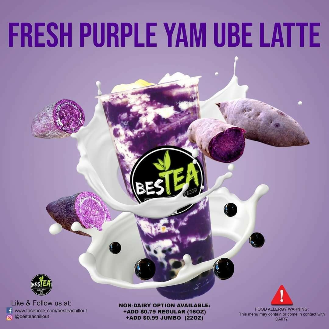 Fresh Purple Yam Ube Latte (Regular)
