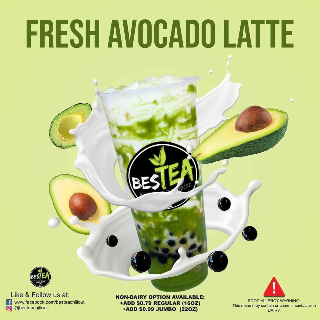 Fresh Avocado Latte (Jumbo)