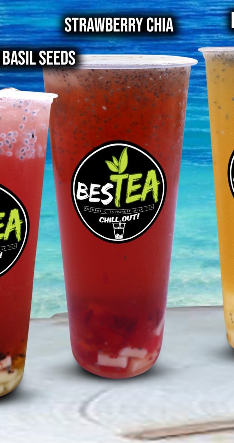 Strawberry Chia Diet Green Tea (Jumbo)