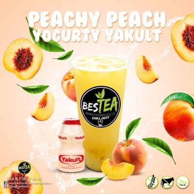 Peachy Peach Yogurty Yakult(Regular)