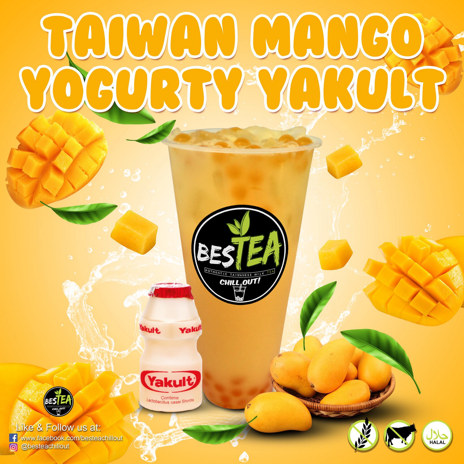 Taiwan Mango Yogurty Yakult (Regular)