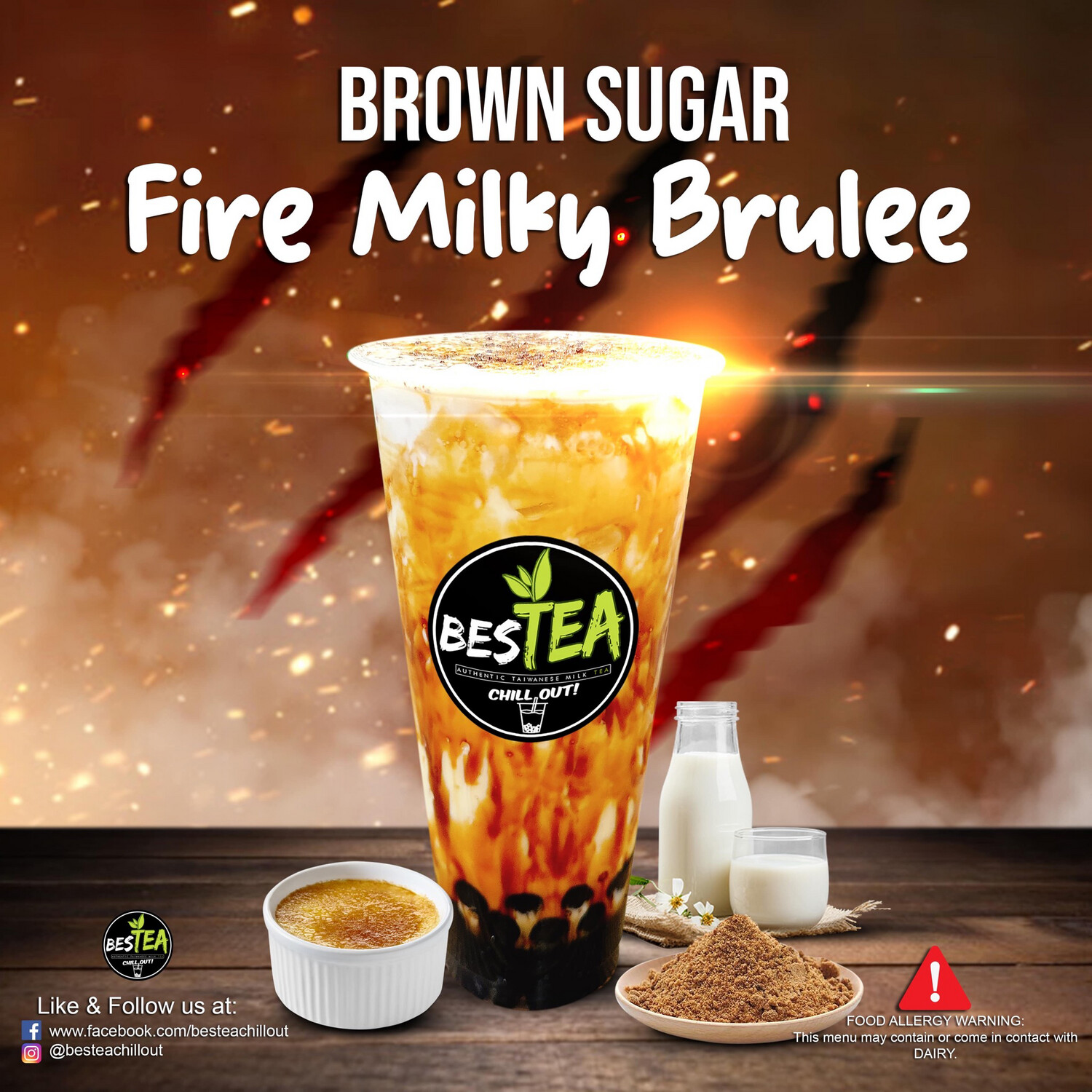 Brown Sugar Fire Milky Brulee (Jumbo)