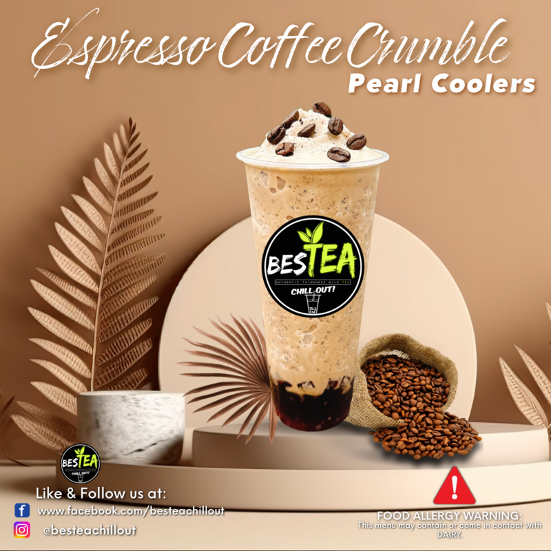 Espresso Coffee Crumble Pearl Coolers (Jumbo)